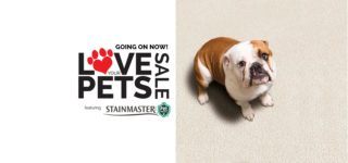Love Your Pets Stainmaster flooring slider