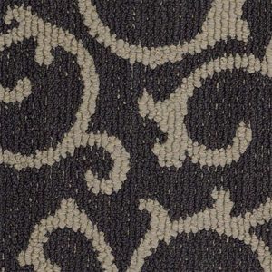 Milan Magic black and beige carpet sample