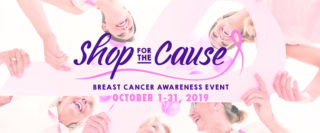 Shop For The Cause banner